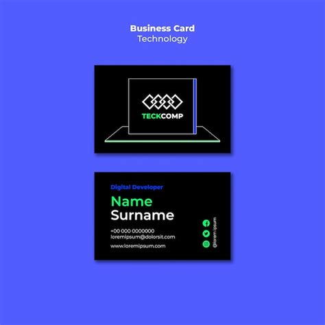 Software Solution Business Cards Examples 的图像结果