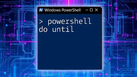 Do until Loop PowerShell 的图像结果