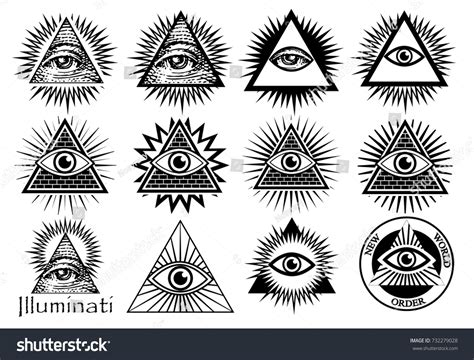Illuminati Signs And Symbols With Hand