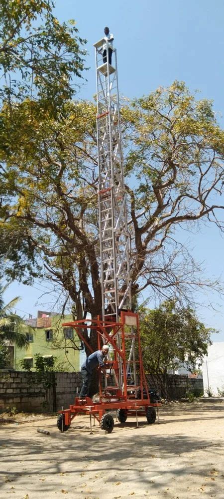 Trolley Tower Ladder - Industrial Trolley Tower Ladder Manufacturer ...