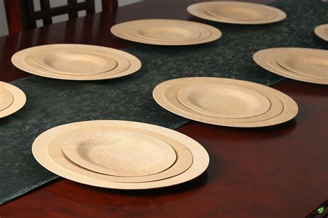 Bamboo Veneer Plates - brheez.com