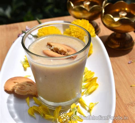 Golden oreo banana milkshake-How to make-Step by step photos