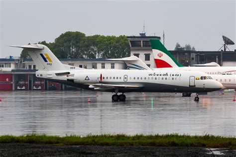 2022 Myanmar Air Force Fokker70 003 MAF003 NYT-TXN