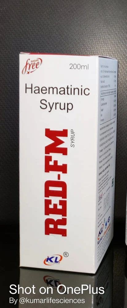 Health Iron Syrup - Red-fm 200 ml Haematinic Syrup Wholesale ...