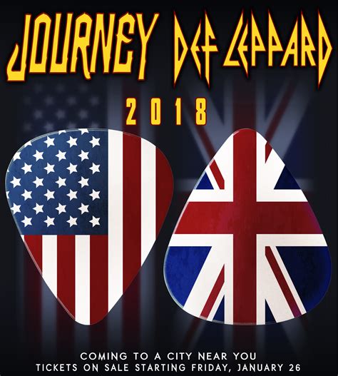 DEF LEPPARD & JOURNEY TO TOUR IN 2018 - Rocker Rags