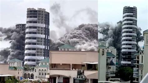 Man sleeps inside top floor of apartment near Noida twin towers ...