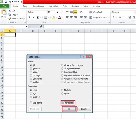 Image result for Transpose Button in Excel