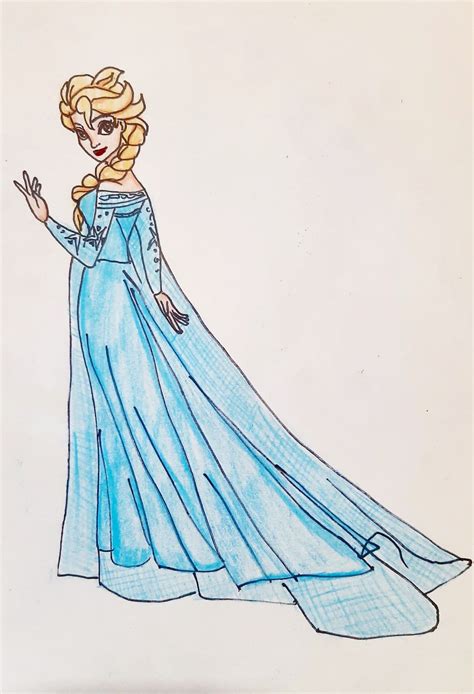 Image result for Simple Elsa Drawing