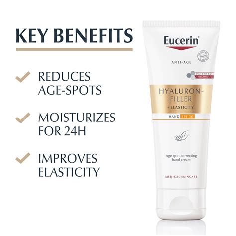 Eucerin Hyaluron-Filler + Elasticity Correcting Hand Cream SPF30 75ml ...