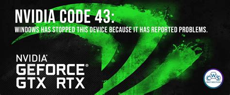 Image result for NVIDIA Problem Code 43