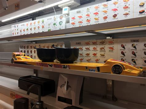Sushi Delivery On Conveyor Belts at Genki Sushi - Budget Biyahera