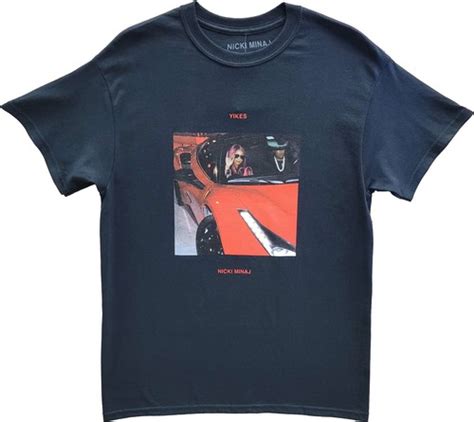 Buy Men's Nicki Minaj Car Yikes Hip Hop Paparazzi Rap Rapper Black Tee ...