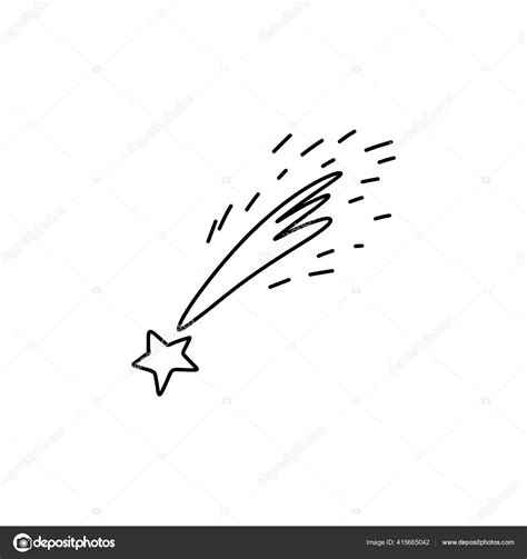 How To Draw A Simple Shooting Star