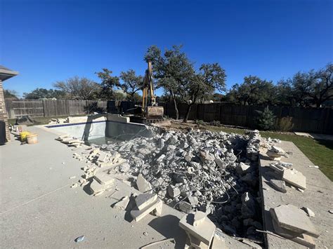 Swimming Pool Demolition and Removal Services in Austin, TX