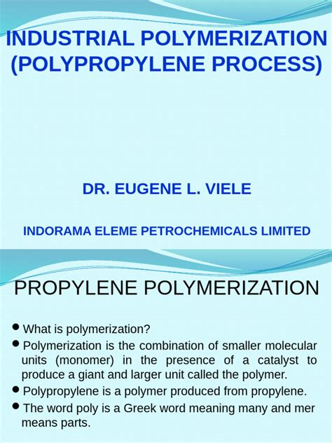 Image result for Polymerization of Propylene