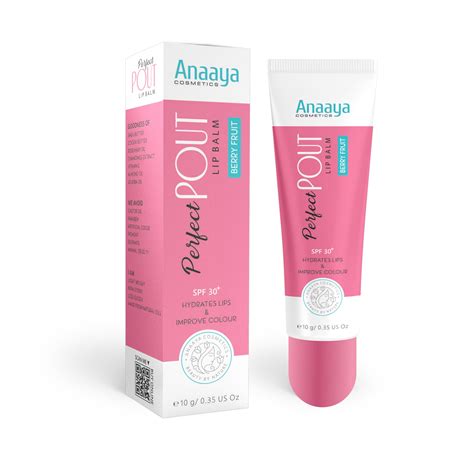 Buy Anaaya Perfect Pout Lip Balm SPF 30 Enriched with Shea and Cocoa ...