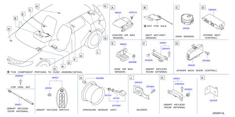 2012 Nissan Murano 3.5L V6 CVT 2WD Engine Oil Pressure Switch - 25240-4M40E - Genuine Nissan Part