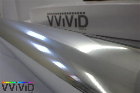 Buy VViViD Silver Mirror Chrome Self-Adhesive Vinyl Wrap Decal Film (1 ...