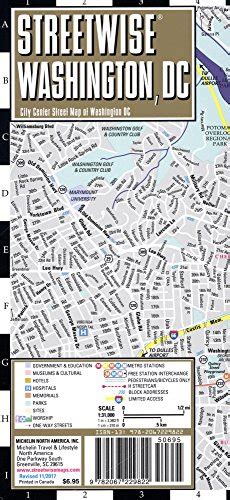 Buy Streetwise Washington DC - Laminated City Center Street of ...