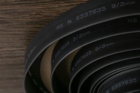 RS PRO | RS PRO Heat Shrink Tubing, Black 9mm Sleeve Dia. x 5m Length 3 ...