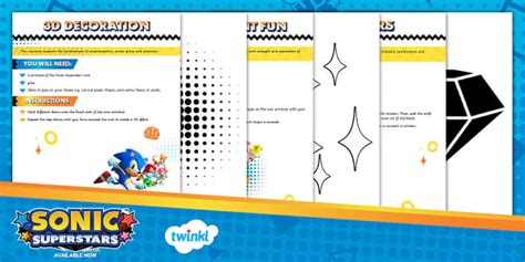 FREE! - OT: Sonic: Fine Motor Skills Activities - Twinkl