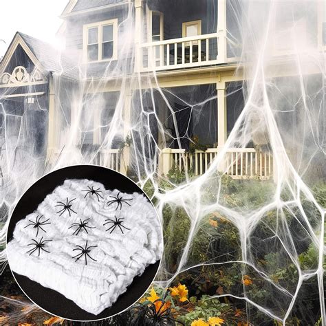 Snapklik.com : MAQIHAN 950 Sqft Spider Webs Halloween-Decorations ...