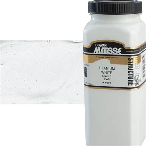 Matisse Structure Acrylic 1 Liter - Titanium White : Amazon.in: Home ...