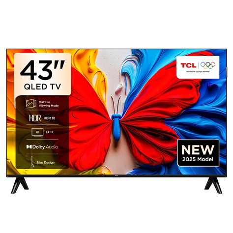 Shop TCL 43" QLED Smart TV - HDR10, Google TV & Dolby Audio