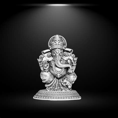 Candrin 925 Ganesha 2D Idol – Candrin Jewellery