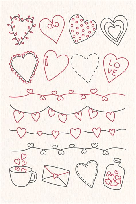 Bullet journal doodles valentine s day – Artofit