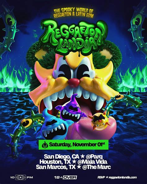 Reggaetonlandia Halloween Takeover San Marcos (21+), 120 E San Antonio ...
