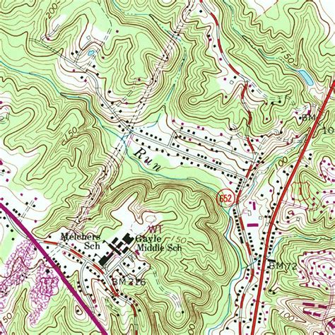 Fredericksburg, VA (1966, 24000-Scale) Map by United States Geological ...