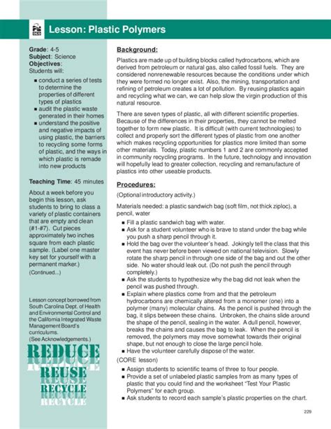 Image result for Polymers and Plastics Lesson Proper
