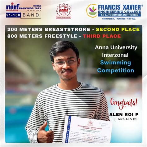 Anna University Interzonal Swimming Competition | News & Events ...
