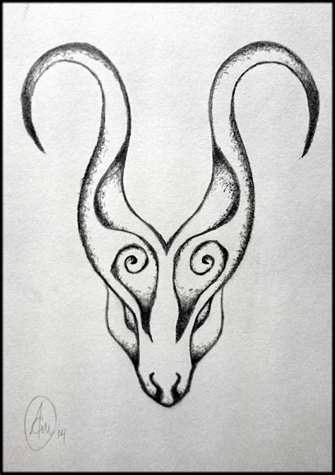 Aries Drawing Sketch - Drawing Skill
