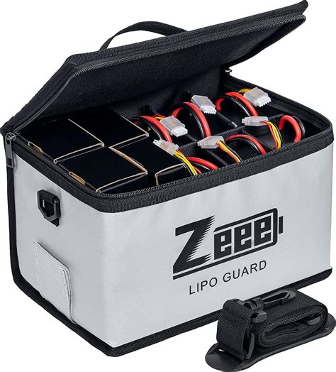 Zeee Lipo Safe Bag, vuurvaste Lipo Bag met grote capaciteit voor het opbergen en beschermen van ...