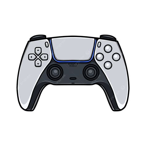 Modern Video Game Controller Cartoon Illustration Clipart, Game ...