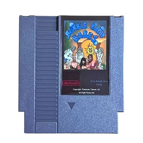 Amazon.com: Bubble Bath Babes Game Cartridge for 8 Bit 72 Pins NES ...
