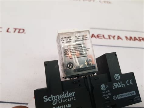 Telemecanique/Schneider Electric Rxm4Ab1Bd Relay – Aeliya Marine Tech
