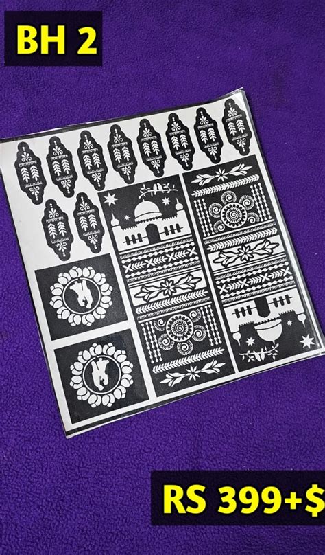 Bridal BH2 Mehindi Sticker (Only Sticker) – Iyak Sticker