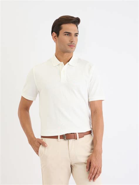 Shop Gant Men White Solid Polo Tshirt - Gant India