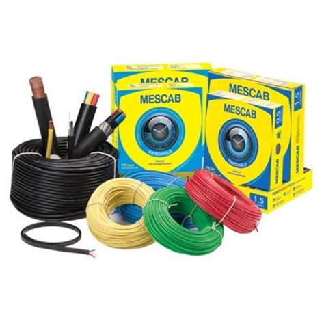 MESCAB PVC Insulated 1.0 Sq.mm 3 Core Flexible Copper Wires | Cables ...
