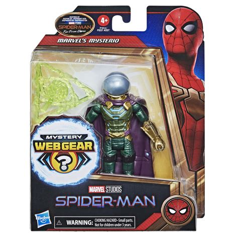 Spider-Man Marvel 6-Inch Mystery Web Gear Marvel's Mysterio Action ...