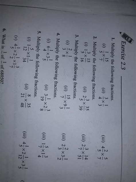 5. Multiply the following 5 1 (i) 1. -x1 12 34 1 3 (v) 4-x2-x1; ×² 2 7 ...