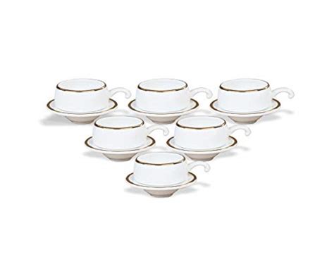 Clay Craft Lillyput Ceramic Cup and Saucer Set, 12-Pieces, Multicolour ...