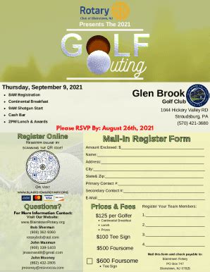Fillable Online Golf Website Form Fax Email Print - pdfFiller