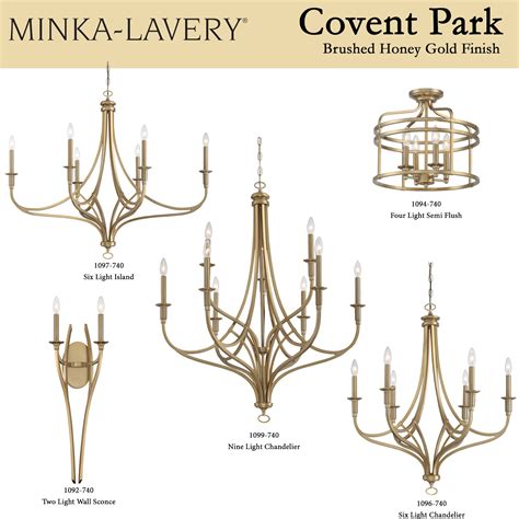 Minka Lavery Covent Park 9 -Light Brushed Gold Traditional For Use in ...
