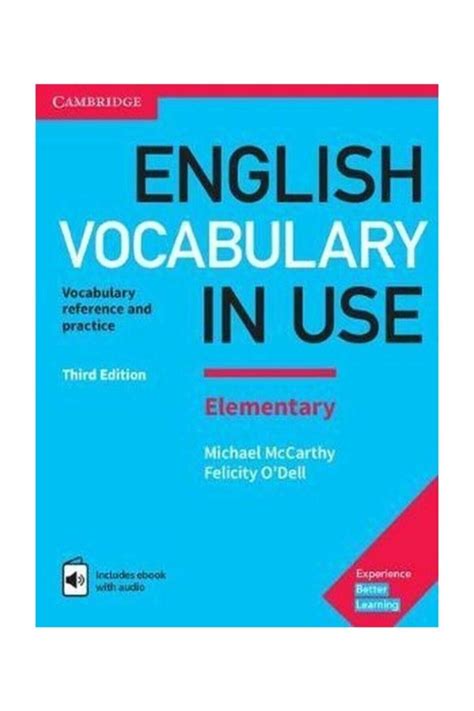 Cambridge University English Vocabulary In Use Elementary Third Edition ...