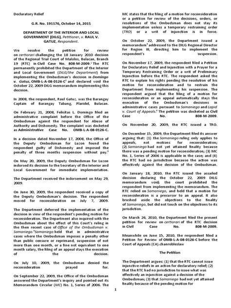 Example of Declaratory Relief 的图像结果