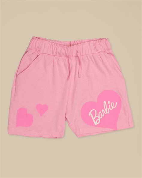 Barbie Printed Regular Fit Shorts For Girls – Kidsville